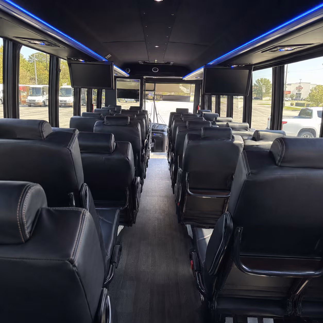 30 passenger minibus inside