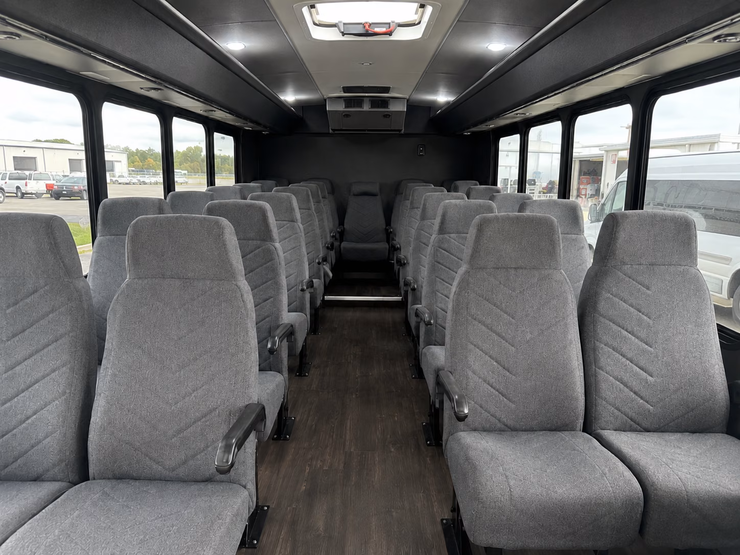 pembroke pines 18 passenger minibus inside