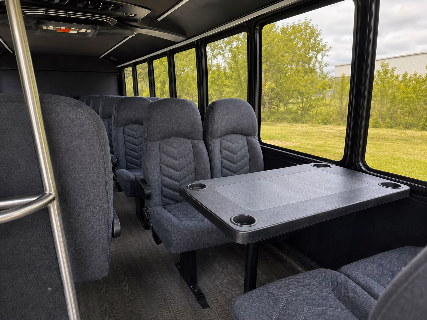 pembroke pines 20 passenger minibus inside