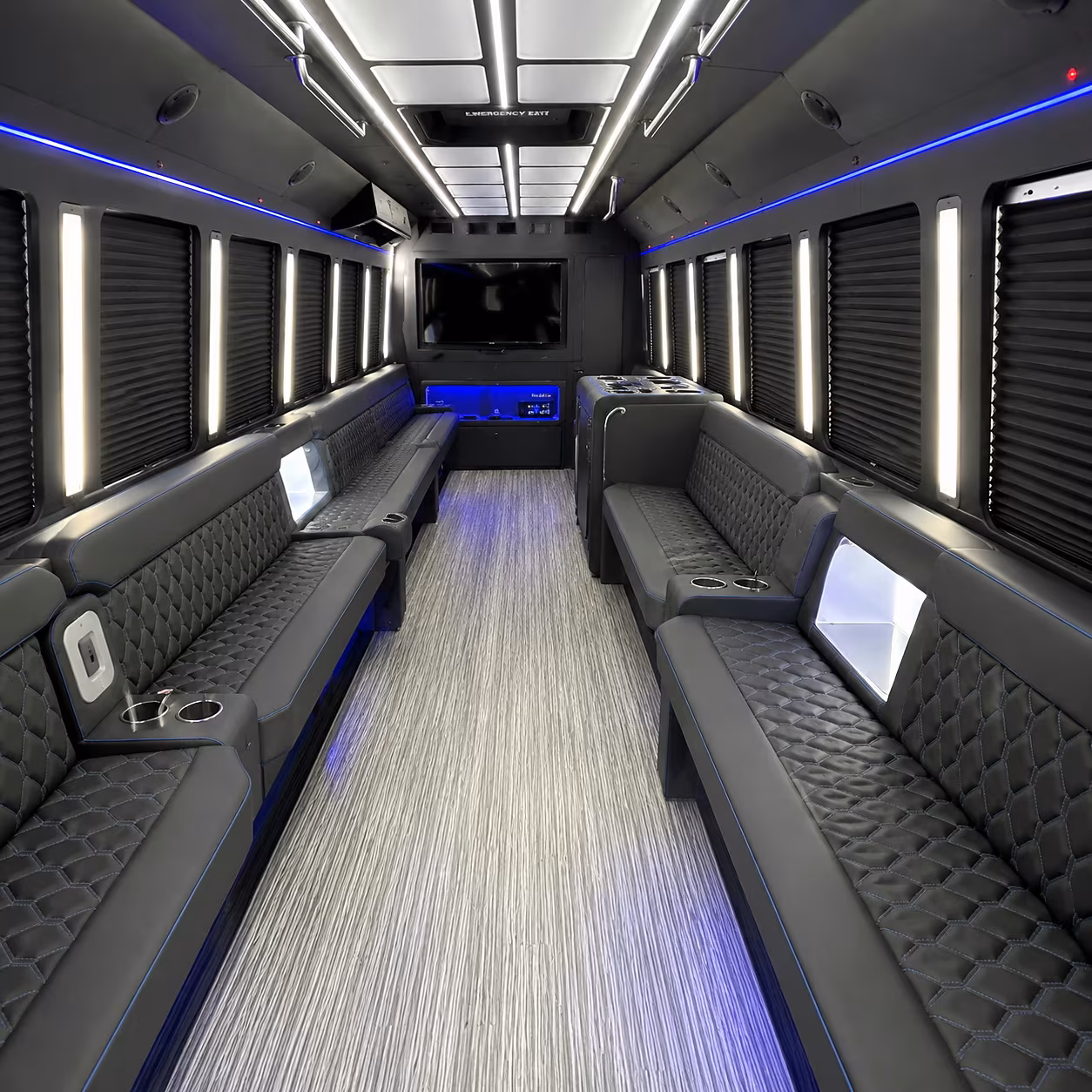 pembroke pines party bus inside