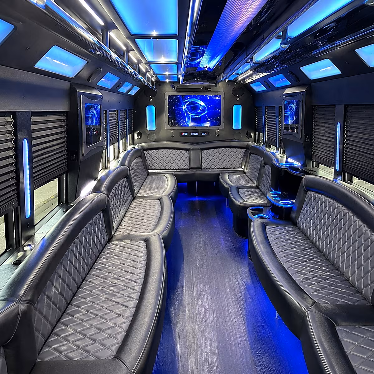 pembroke pines party bus interior