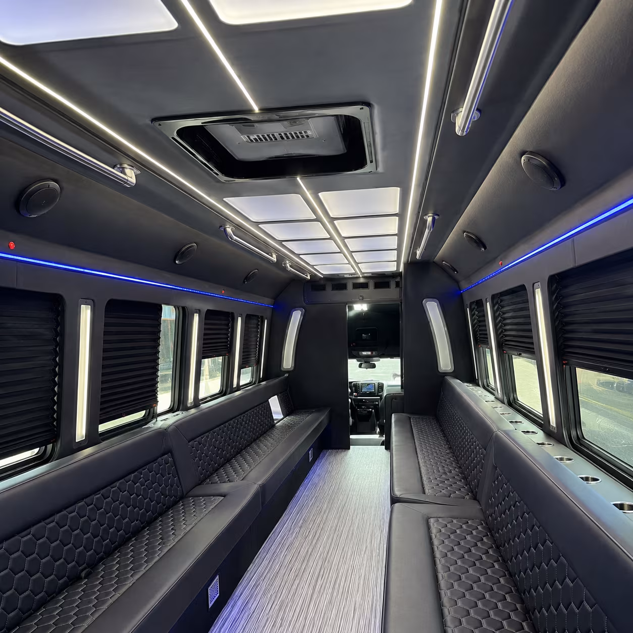 pembroke pines party bus rental interior