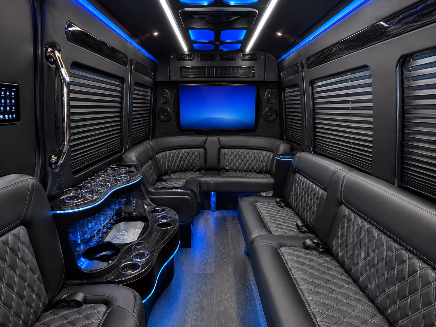 pembroke pines sprinter limousine interior